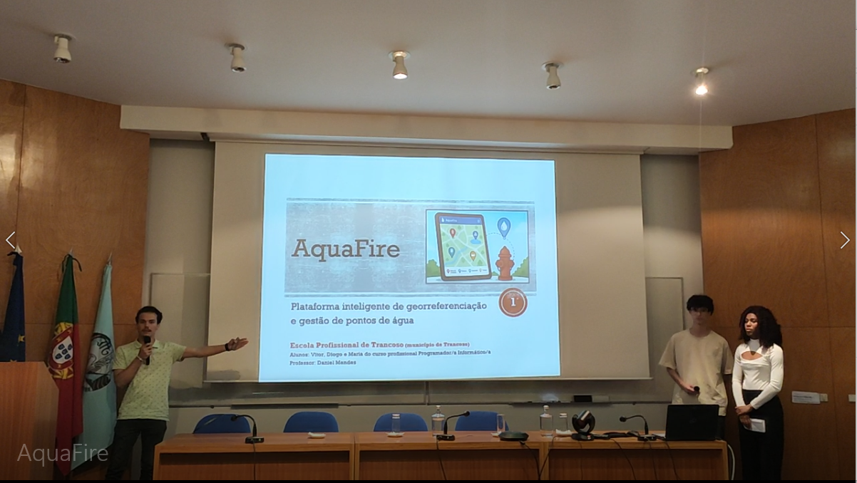 Apresentação em vídeo do projeto AquaFire na CIMRBSE